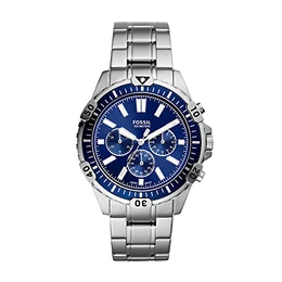 FOSSIL Herrenuhr Garrett, 44mm Gehäusegröße, Chronographenwerk