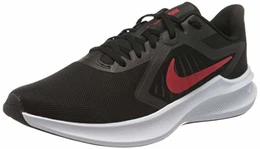 Herren Downshifter 10 Running Shoe, Black/University Red-White, 43 EU