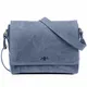 SID & VAIN Messenger Bag echt Büffel-Leder Laptoptasche Spencer groß Businesstasche Umhängetasche Laptopfach 15.6'' Ledertasche Herren blau