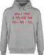 Hoodie Herren Pullover Männer - Weihnachten Geschenke Christmas Bekleidung - Ho Ho Ho Now I Have a Machine Gun - L - Grau meliert - weihnachtspulli lustig weihnachtshoodie