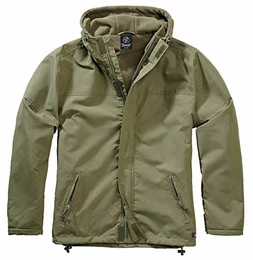 Windbreaker Frontzip, Oliv, Größe M