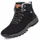 Mishansha Winterschuhe Herren Damen Winterstiefel Winterboots Gefüttert Wanderschuhe Barfußschuhe Winter Wasserdicht Schneestiefel Warme Schneeschuhe Schwarz,GR.43