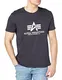 ALPHA INDUSTRIES Herren Basic T-Shirt Unterhemd, Iron grau, M