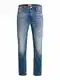 Herren Jack & Jones Comfort Fit Jeans Mike ORIGINAL JOS Mid Waist Reg Basic, Farben:Blau, Größe Jeans:32W / 32L