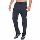 Tansozer Jogginghose Herren Ohne Bündchen mit reißverschluss Taschen Freizeit Baumwolle(Blue M)