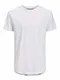 JACK & JONES Male T-Shirt Bio-Baumwoll LWhite