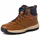 IceUnicorn Schneestiefel Wanderstiefel Winterschuhe Herren Damen Stiefel Warme Gefüttert Outdoor rutschfeste Arbeitsstiefel Wasserdicht Trekking (Braun-922, 43EU)