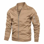 MAGCOMSEN Herren Pilotenjacke Übergangsjacke Fliegerjacke Khaki