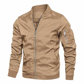 MAGCOMSEN Herren Pilotenjacke Übergangsjacke Fliegerjacke