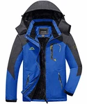 KEFITEVD Winterjacke Herren Snowboardjacke Ski Jacke Königsblau