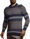 Leif Nelson Herren Strickpullover Pullover mit Rundkragen Grobstrickpullover Männer Pulli für Winter Rundhals-Ausschnitt Slim Fit Longsleeve Langarm Crew Neck LN20760 S Blau