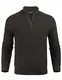 iClosam Herren Stehkragen Pullover Regular Fit Strick Pullover Mit Reißverschluss, Dunkelgrau, M