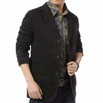 Allthemen Sakko Herren Jackett Sportlich Slim Fit Freizeit Blazer Blau