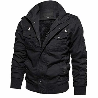 TACVASEN Herren Winterjacke Military Jacket