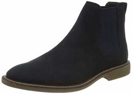 find. Marsh Herren Chelsea Boots Stiefel, Blau (Navy Suede Look), 43 EU