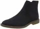 find. Marsh Herren Chelsea Boots Stiefel, Blau (Navy Suede Look), 43 EU