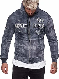 Herren Pullover Sweatshirt Longsleeve Langarm Hoodie Modell H-706 Antrazit M