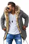 Rello & Reese Winter Parka Jacke Mantel MJ-7250 Grau (MJ-7250)