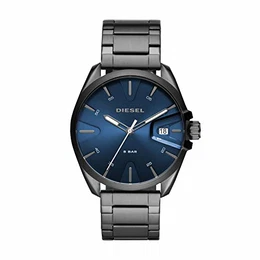 Herren Analog Quarz Uhr mit Edelstahl Armband DZ1908