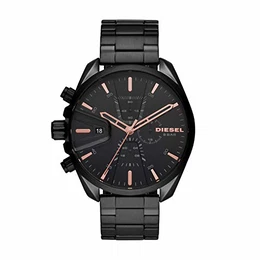 Herren Chronograph Quarz Uhr mit Edelstahl Armband DZ4524