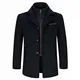 YOUTHUP Herren Wintermantel mit Stehkragen und Hochwertige Materialqualität Kurze Jacke