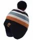 Foruhoo Jungen Strickmütze Beanie Mütze, Wintermütze Baby Kinder Hut mit Fleecefutter(Streifen,M 53cm)