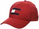 Tommy Hilfiger Herren Big Flag Cap Hut, Red, OS