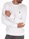 Calvin Klein Jeans Mens CK Essential REG CN Sweatshirt, Bright White, M