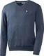 U.S. POLO ASSN. Herren Baumwoll-Pullover in Jeansblau aus 100% Baumwolle, V-Schnitt, mit lässigem Kastenschnitt, Herren Sweatshirt für Sommer & Winter, Gr. M - XXXL