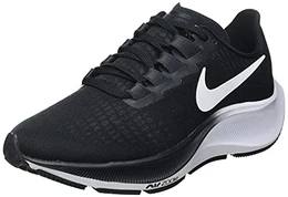 Womens WMNS AIR Zoom Pegasus 37 Running Shoe, Black/White, 43 EU