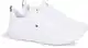 Tommy Hilfiger CORPORATE KNIT RIB RUNNER Runner Sneaker Herren, Weiß (White), 41 EU
