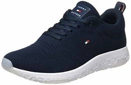 Herren Runner Sneaker Corporate Knit Rib Runner Sportschuhe, Blau (Desert Sky), 41 EU