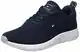 Tommy Hilfiger Herren Runner Sneaker Corporate Knit Rib Runner Sportschuhe, Blau (Desert Sky), 41 EU