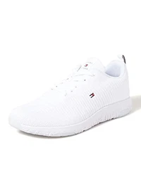 Herren Runner Sneaker Corporate Knit Rib Runner Sportschuhe, Weiß (White), 43 EU