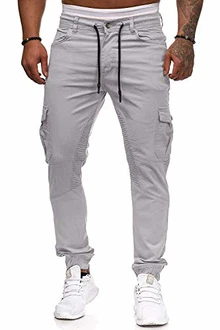 Cassiecy Herren Hose Jogger Chino Cargo Jeans Hosen Stretch Sporthose mit Taschen Slim Fit Freizeithose Hellgrau Cassiecy Herren Hose Jogger Chino Cargo Jeans Hosen Stretch Sporthose mit Taschen Slim Fit Freizeithose Hellgrau