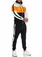 OneRedox   Herren Trainingsanzug   Jogginganzug   Sportanzug   Jogging Anzug   Hoodie-Sporthose   Jogging-Anzug   Trainings-Anzug   Jogging-Hose   Modell JG-1082 Weiss-Orange-Schwarz M