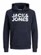 JACK & JONES Herren Kapuzenpullover Sweat Hoodie, Blau (Navy Blazer Detail:Reg Fit), Medium