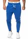 OneRedox Herren Jogging Hose Jogger Streetwear Sporthose Modell 1211 (M, Blau)