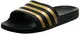adidas Unisex Adilette Aqua Dusch-& Badeschuhe, Core Black Gold Metallic Core Black, 43 EU