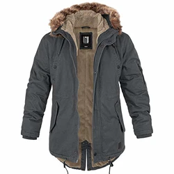 bw-online-shop Winterparka Fishtail mit Futter anthrazit