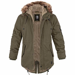 bw-online-shop Winterparka Fishtail mit Futter oliv