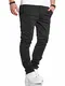 JACK & JONES Herren Chino Hose Chinos Herrenhose JJ Slim Fit (W32 L32, Black)