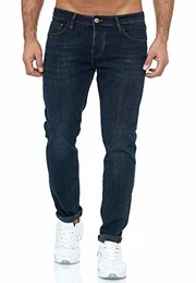 Red Bridge Herren Jeans Hose Slim-Fit Denim Stonewashed Arena W31 L34 M4249-BLUE-BLACK