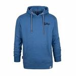 Spitzbub Herren Hoodie Pullover mit Kapuze Kapuzenpullover Sweatshirt Blau