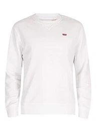 Levi''''s Herren Crew Sweatshirt, White, M