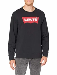 Levi''''s Herren Graphic Crew B Sweatshirt, Co Hm Two Color Jet Black, M