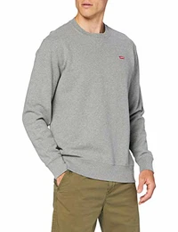 Levi''''s Herren Crew Sweatshirt, Chisel Grey Heather, M