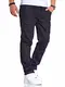 Rello & Reese Herren Jeans Straight Fit Denim Hose Regular Stetch JN-221 [Dunkelblau2, W32/L32]