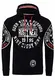 Rusty Neal Sweatshirt Herren Kapuzenpullover Langarm Sweater Kapuzen Hoodie Streetwear 078, Größe S-6XL:M, Farbe:Schwarz