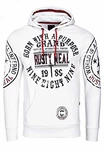 Rusty Neal Kapuzensweatshirt mit Markenprints Weiß (078)